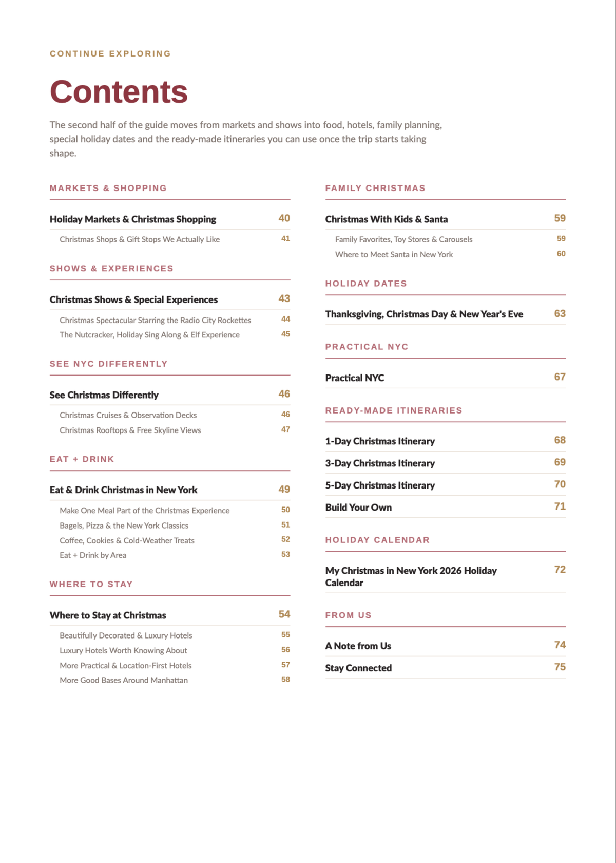 Christmas in New York 2026 Guidebook